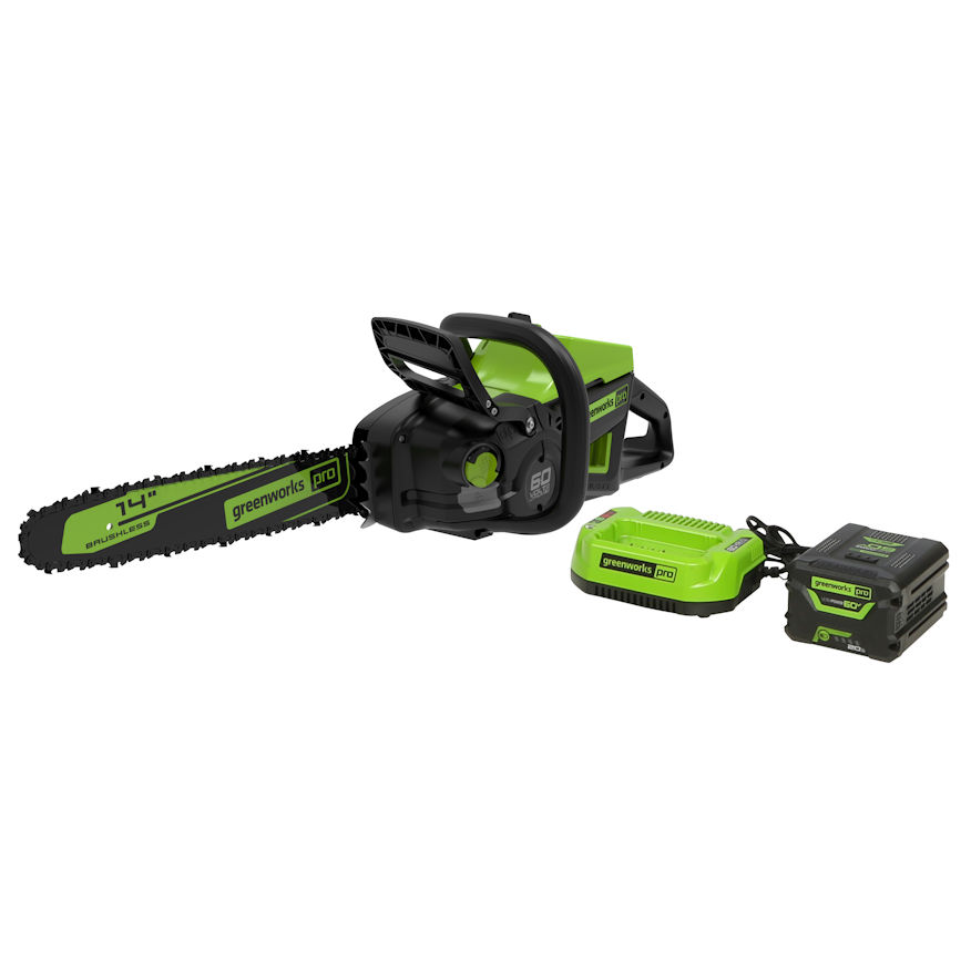 Greenworks 2000219 40V 12 Cordless Chainsaw Includes Battery and Charger