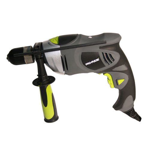 Pulsing outlet hammer drill